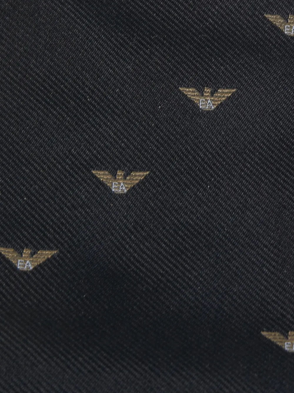 Emporio Armani Pre-Owned cravate en soie à motif Eagle | Image 2