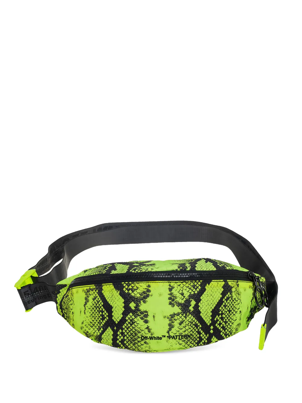 Off-White Pre-Owned snakeskin-print belt bag - Giallo