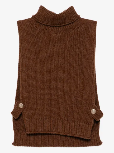 Barrie top con botones del logo