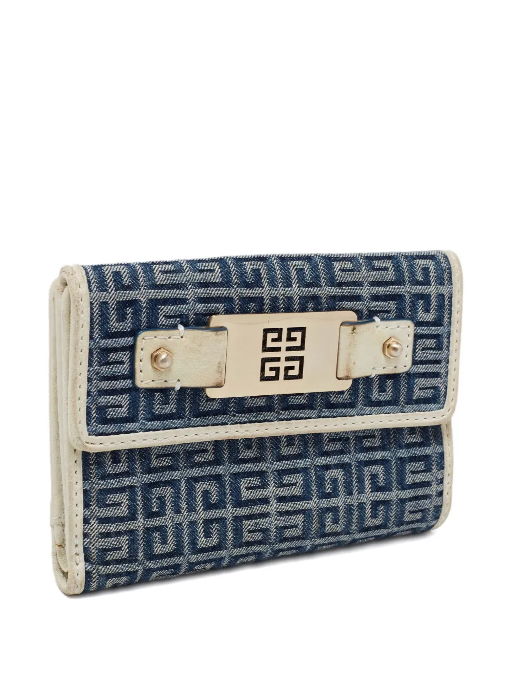 Givenchy Pre-Owned 1990s モノグラム財布 | ブルー | FARFETCH JP