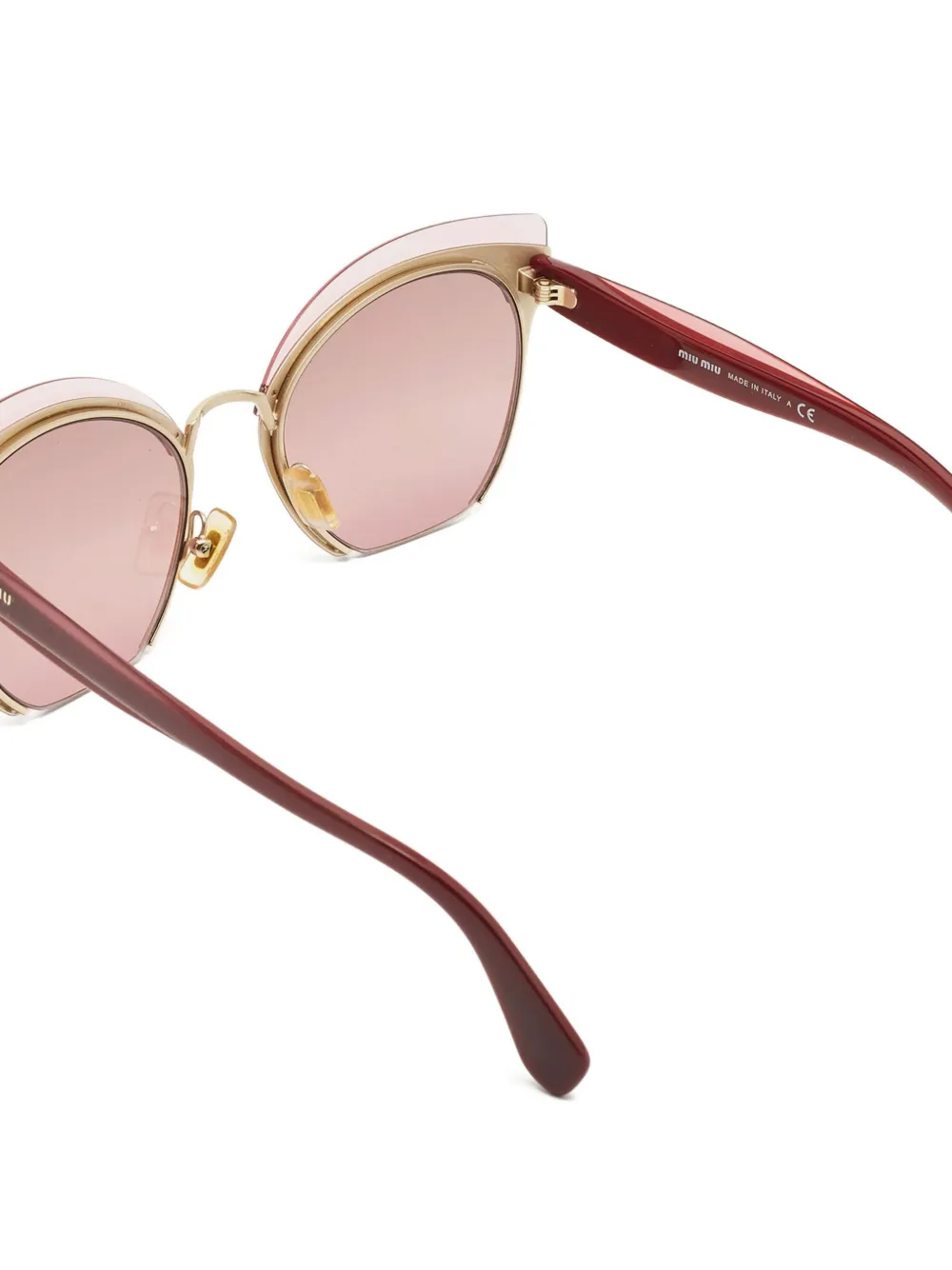 Miu Miu Pre-Owned 1154433 Burgundy | Image 2