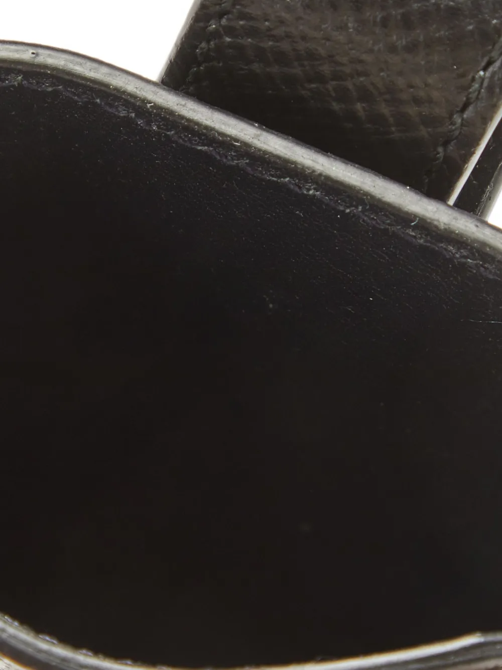 SMYTHSON Pre-owned Leather Phone Cover In Black