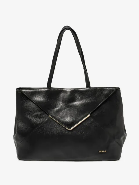 Furla 2010s envelope flap tote bag