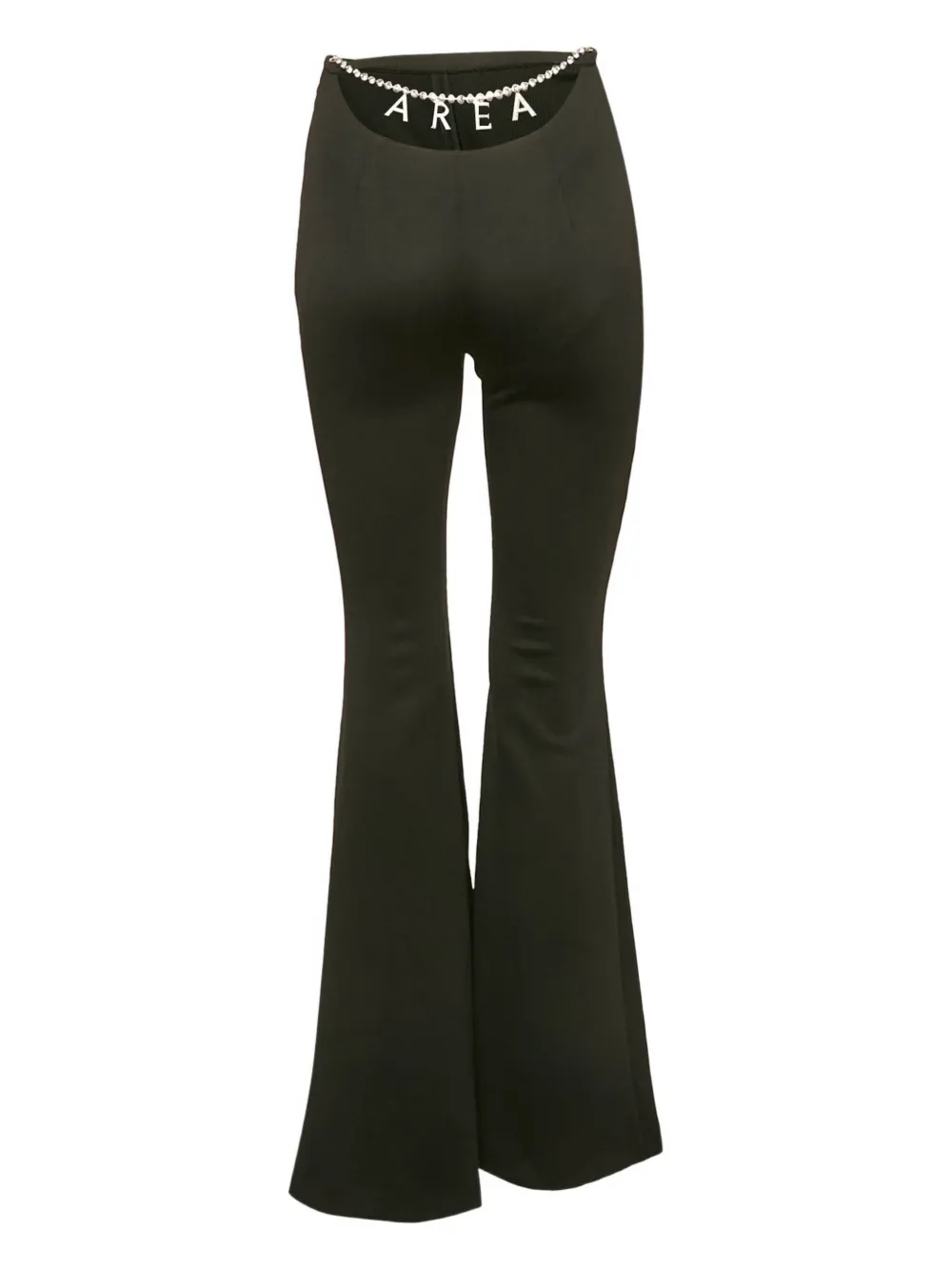 AREA Broek verfraaid met kristallen - Zwart