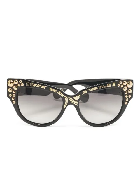 ANNA-KARIN KARLSSON 2010s cat-eye gold-detail sunglasses
