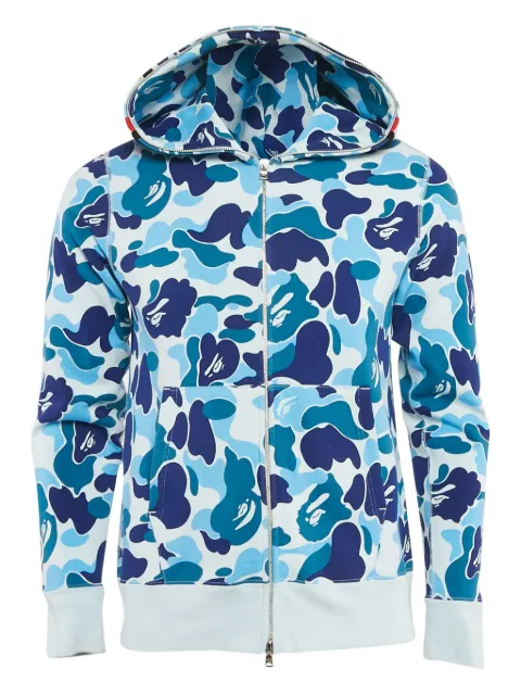 A BATHING APE® ABC camouflage full-zip hoodie