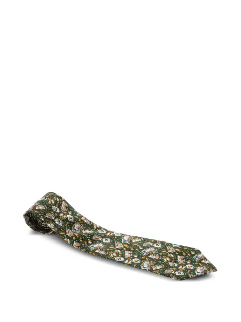 Celine Pre-Owned printed silk tie