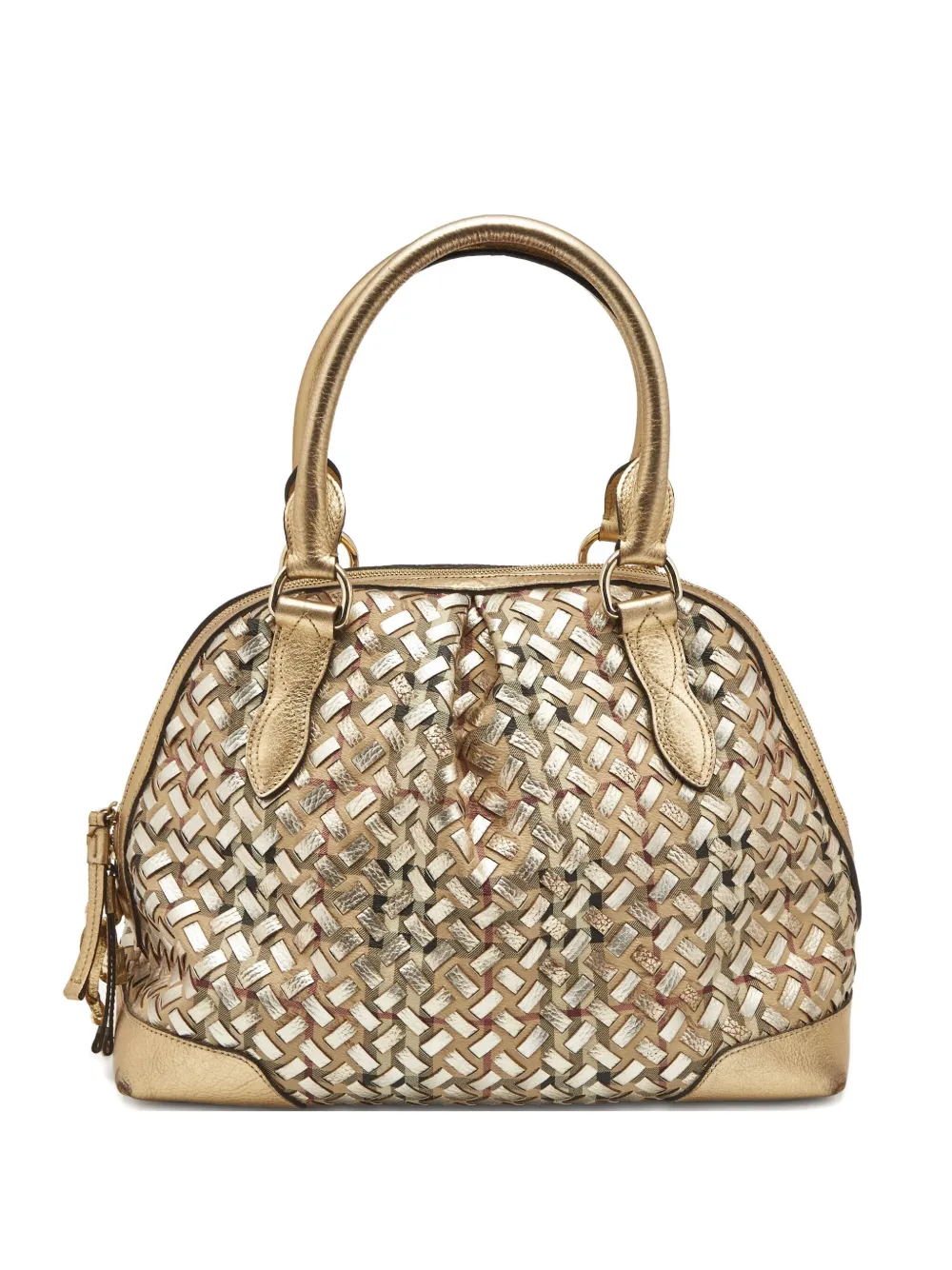 Burberry Pre-Owned Thornley satchel bag - Gold