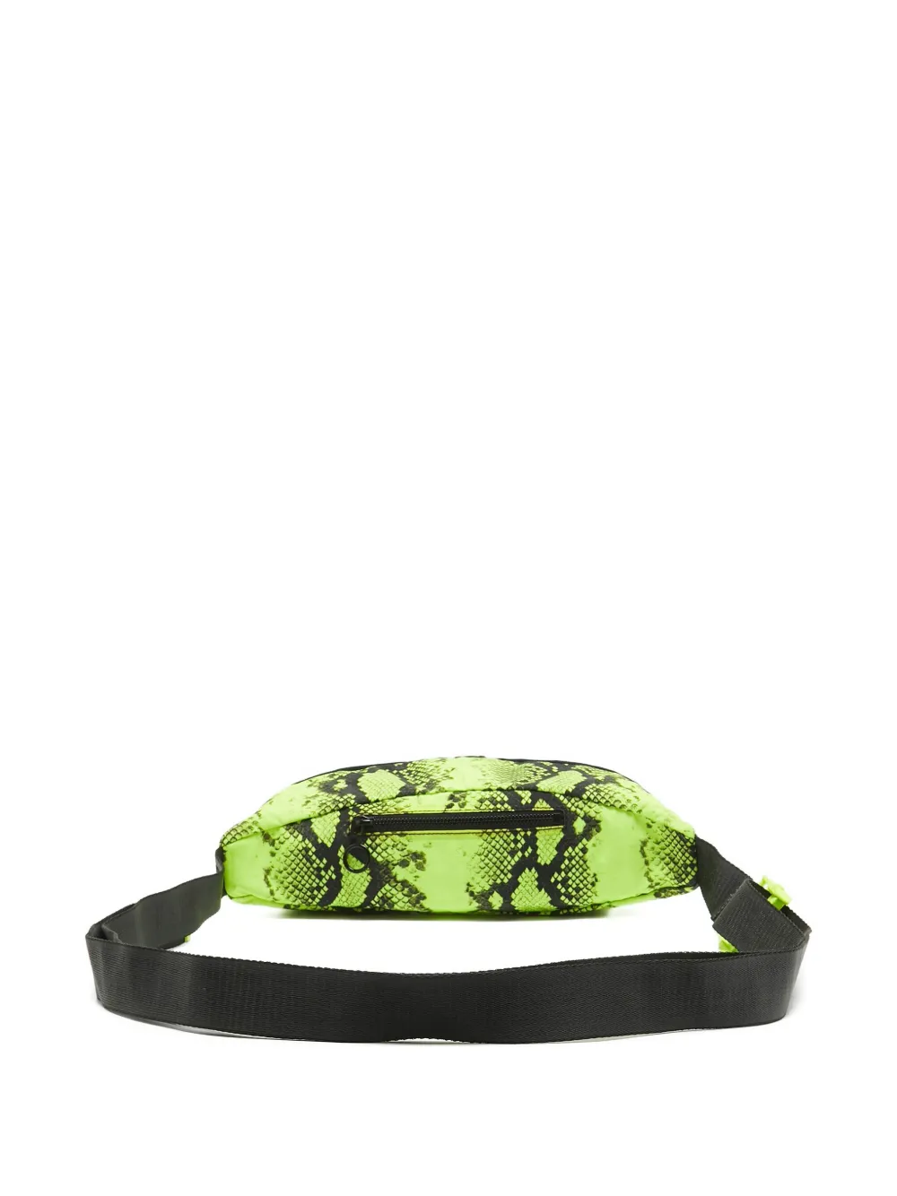 Pre-owned Off-white Snakeskin Belt Bag In Green