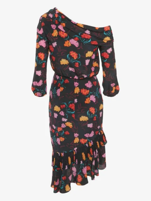 Saloni robe volantée à fleurs