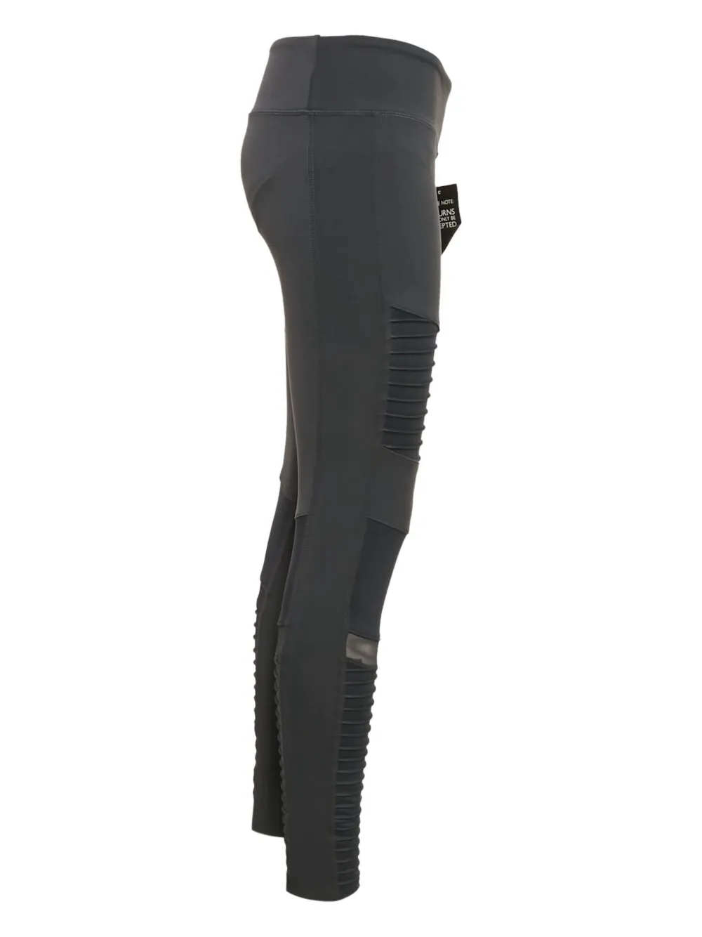 Alo Yoga Jersey legging met mesh vlak - Zwart