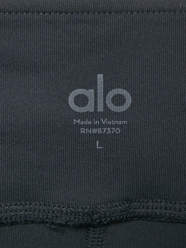 Alo Yoga メッシュパネル レギンス | ブラック | FARFETCH JP
