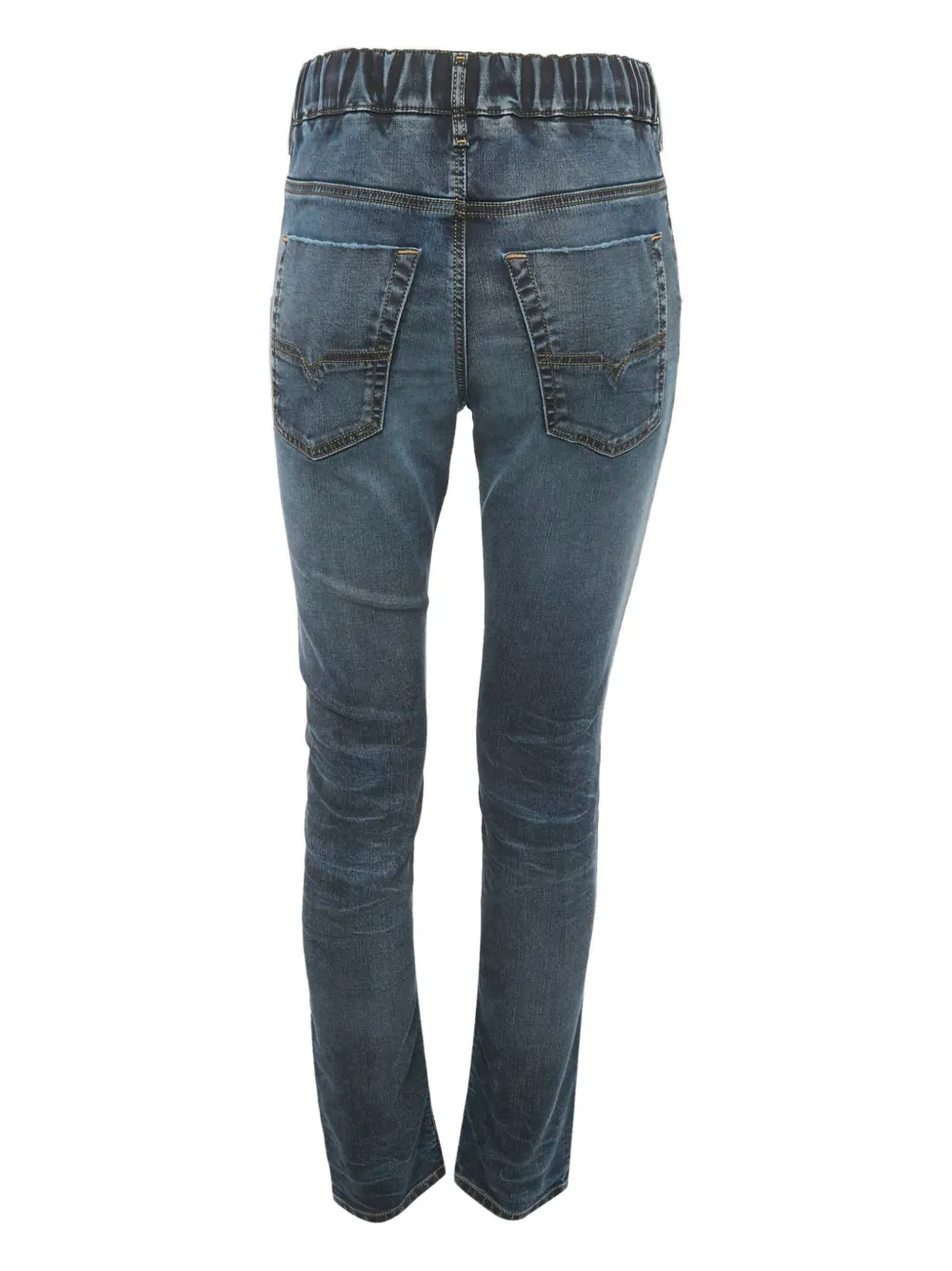 Diesel 2000s jeans met trekkoordtaille - Blauw