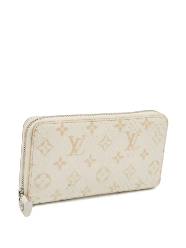 LOUIS VUITTON 長財布 アイボリー Louis Vuitton Pre-Owned Zippy Wallet | White | FARFETCH AO