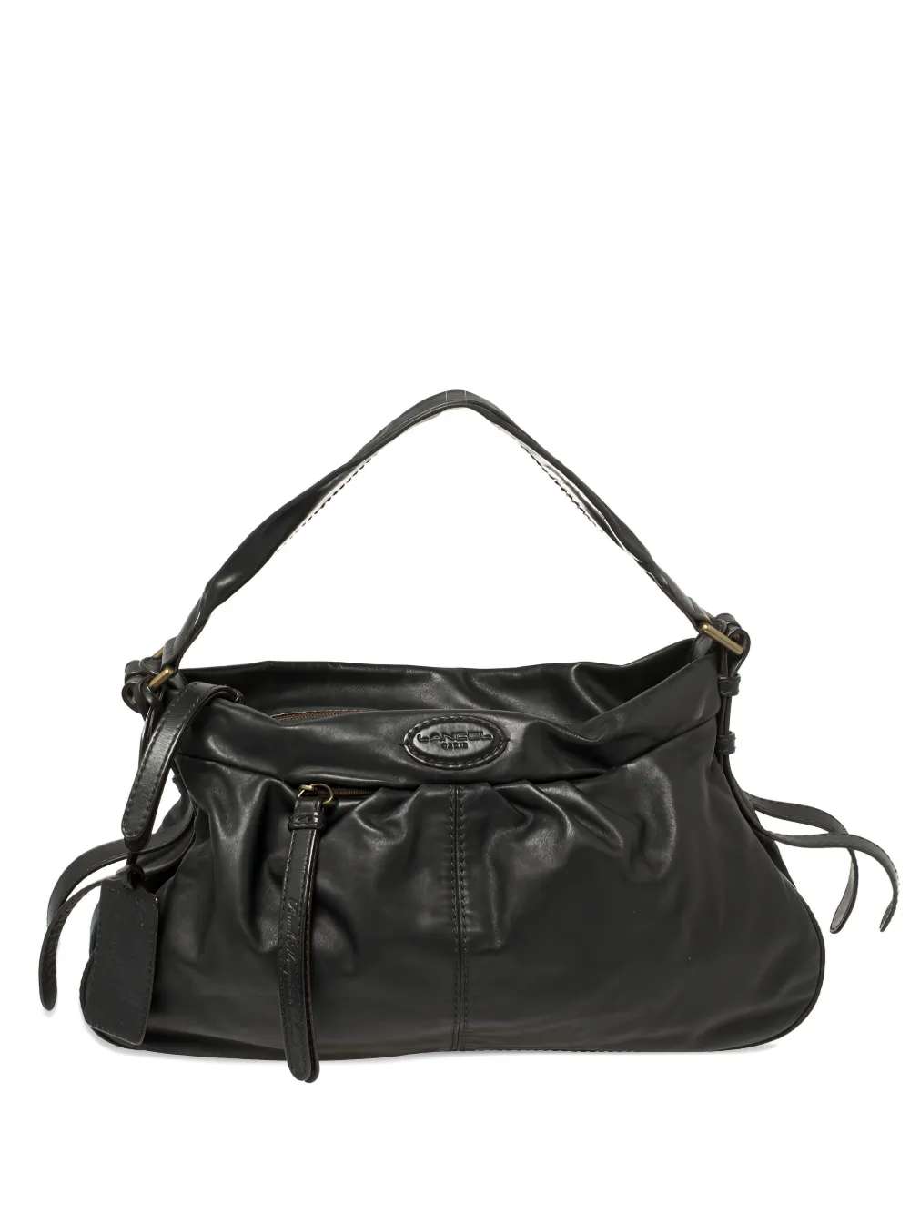 Lancel Vintage leather single-handle bag | Black | Image 1