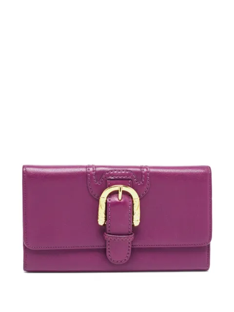 Escada Pre-Owned leather clasp clutch bag
