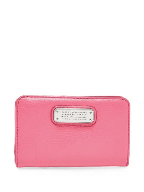 Marc By Marc Jacobs logo-plaque leather wallet