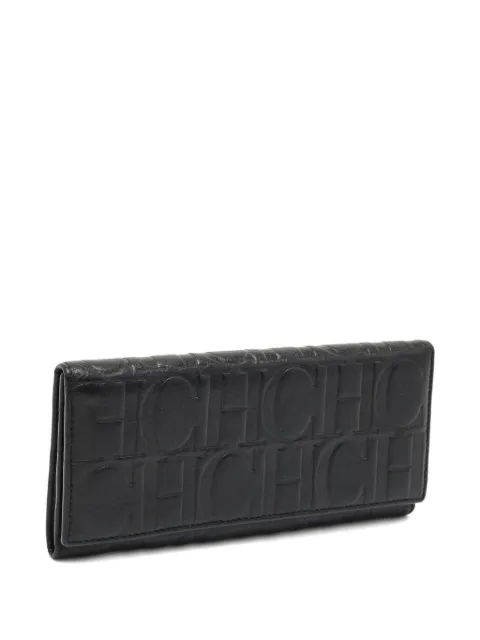 Carolina Herrera Vintage 2000s monogram continental wallet