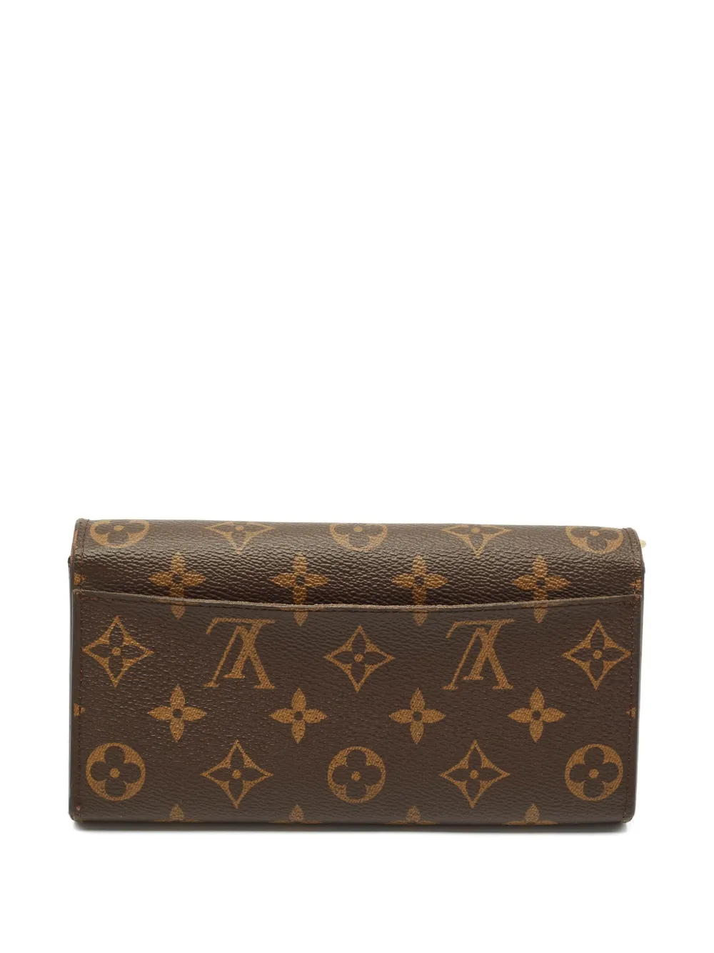 Pre-owned Louis Vuitton Sarah Monogram Wallet In Brown