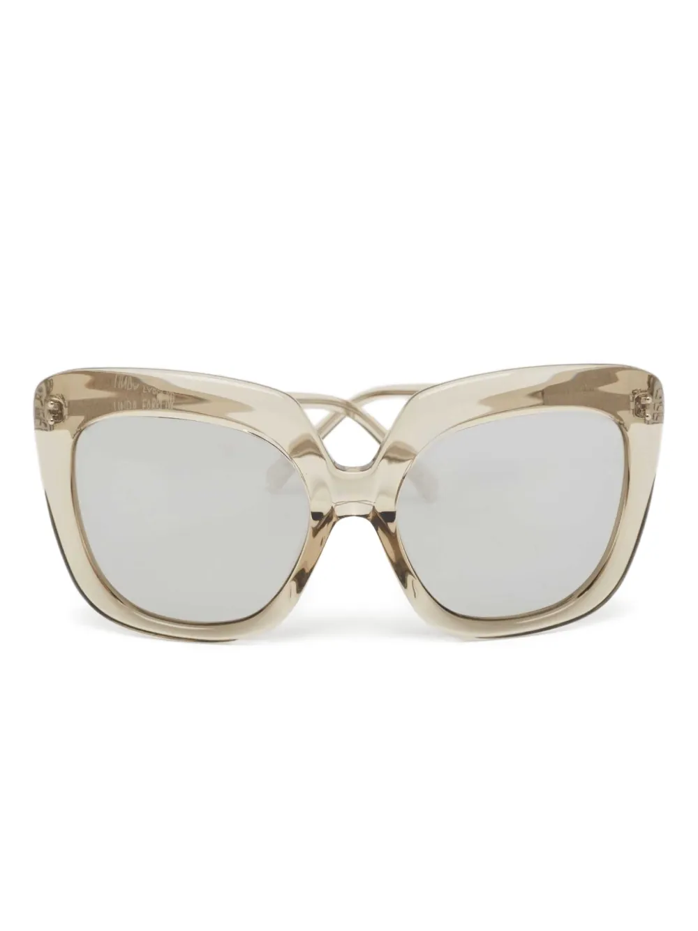 Pre-owned Linda Farrow 1077373 Grey In Neutral