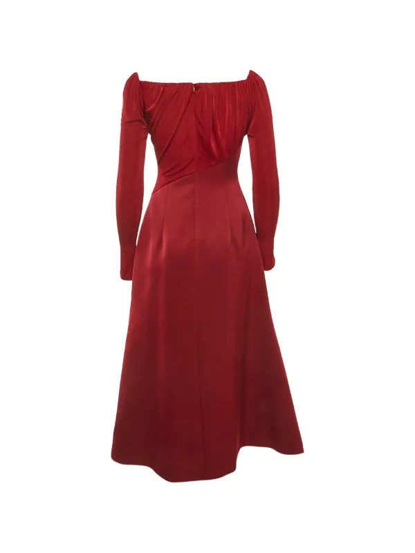 CHATS BY C.DAM off-shoulder Dress | Red | FARFETCH KW