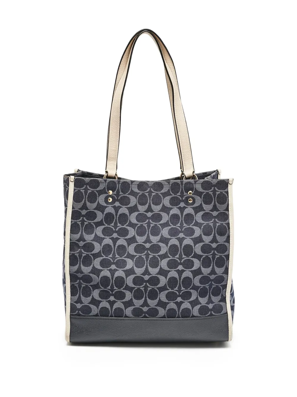 COACH Pre-owned 2000s Signature-print Dempsey Tote In Blue