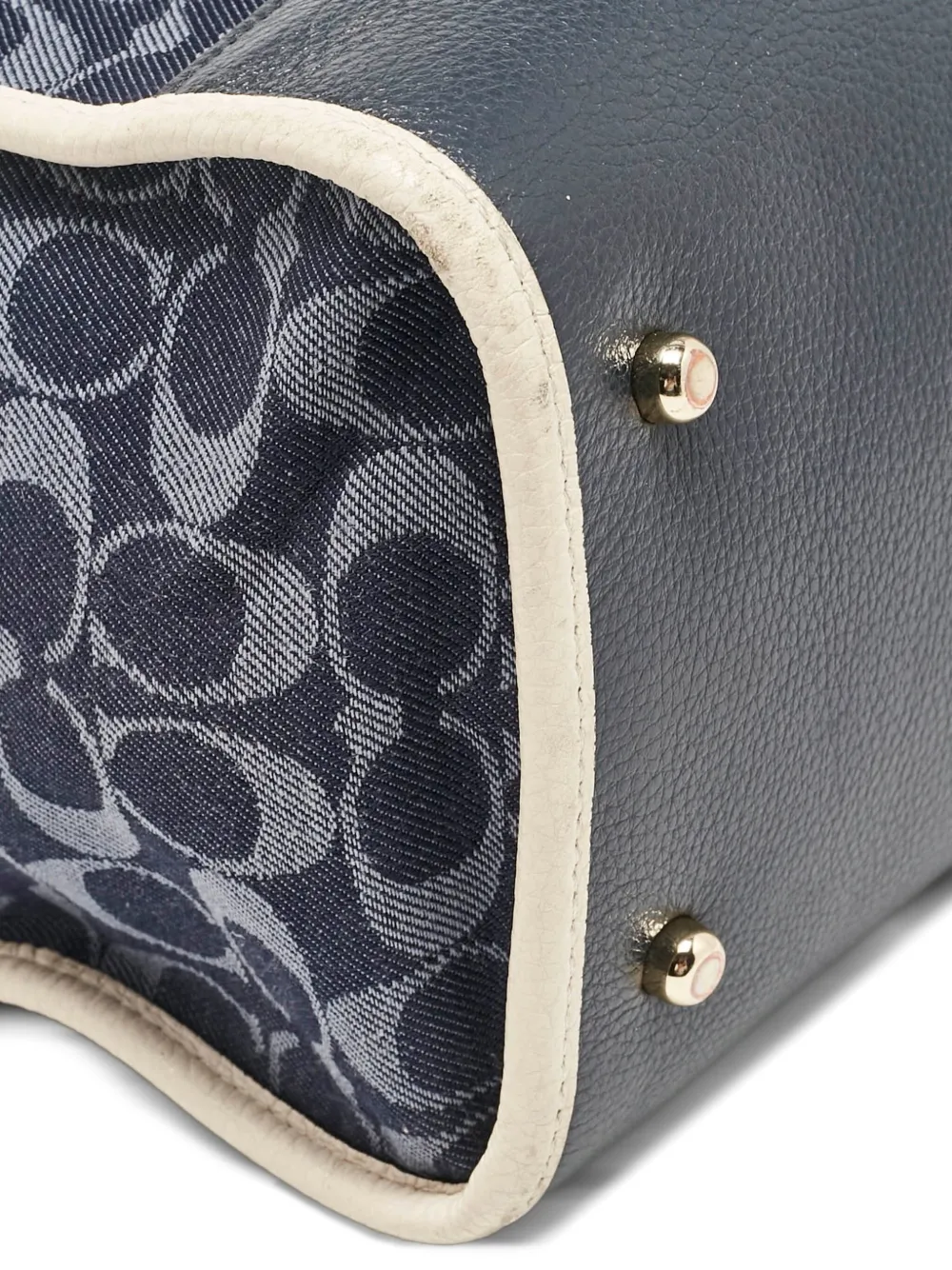 COACH Pre-owned 2000s Signature-print Dempsey Tote In Blue