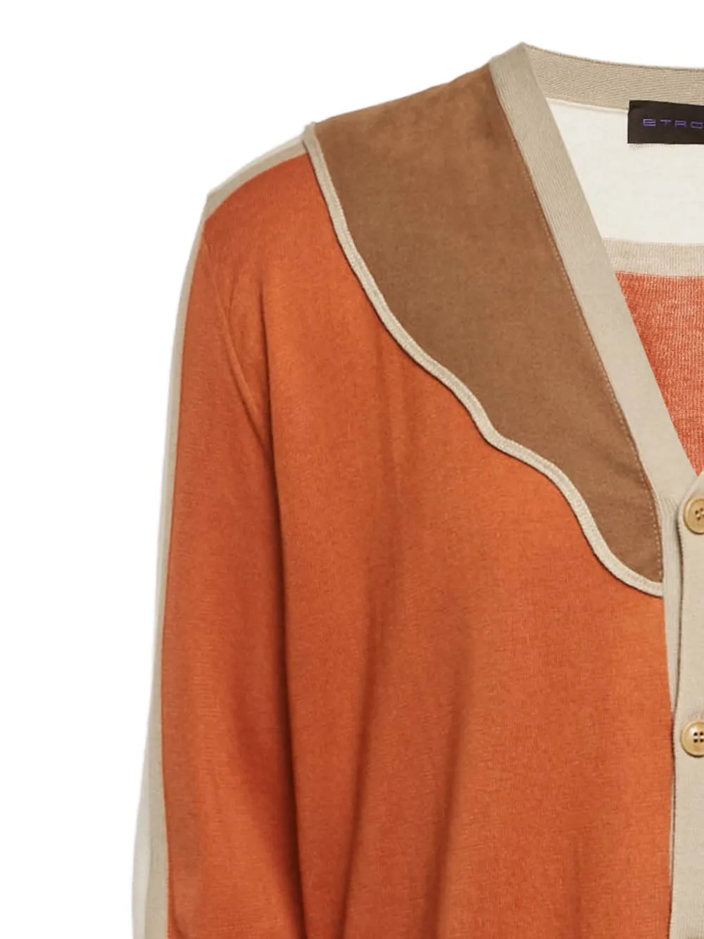 Etro Pre-Owned cardigan à bords en daim (années 2000) | Image 2