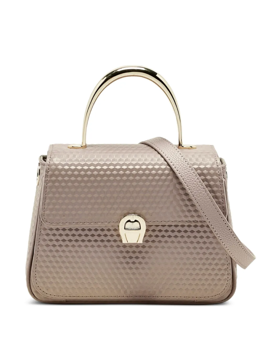 Pre-owned Aigner Vintage 2010 Genoveva Handbag In Pink