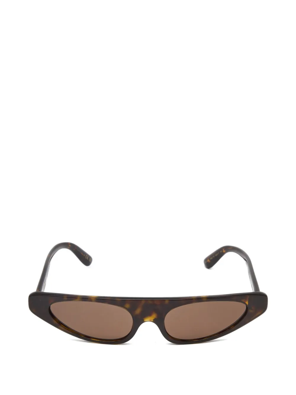 Dolce & Gabbana Pre-Owned Occhiali da sole cat-eye - Marrone