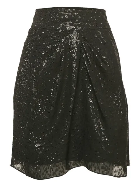 IRO 2020 metallic-print mini skirt