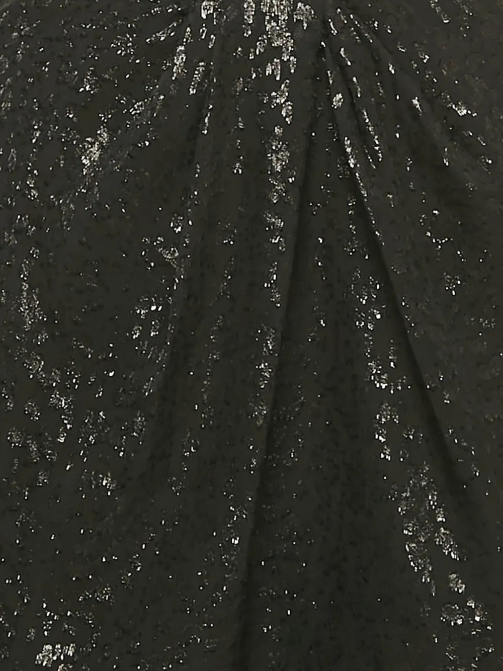 IRO Pre-owned 2020 Metallic-print Mini Skirt In Black