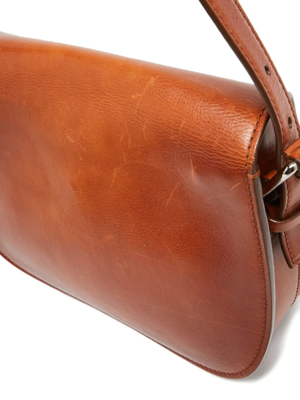 POLO RALPH LAUREN VINTAGE Pre-owned 2000 Ricky Crossbody Bag In Brown