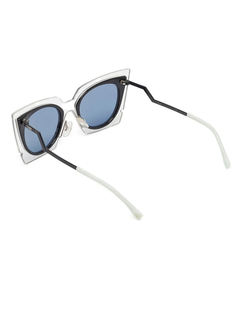 Fendi Pre-Owned geometric-frame sunglasses | Image 2