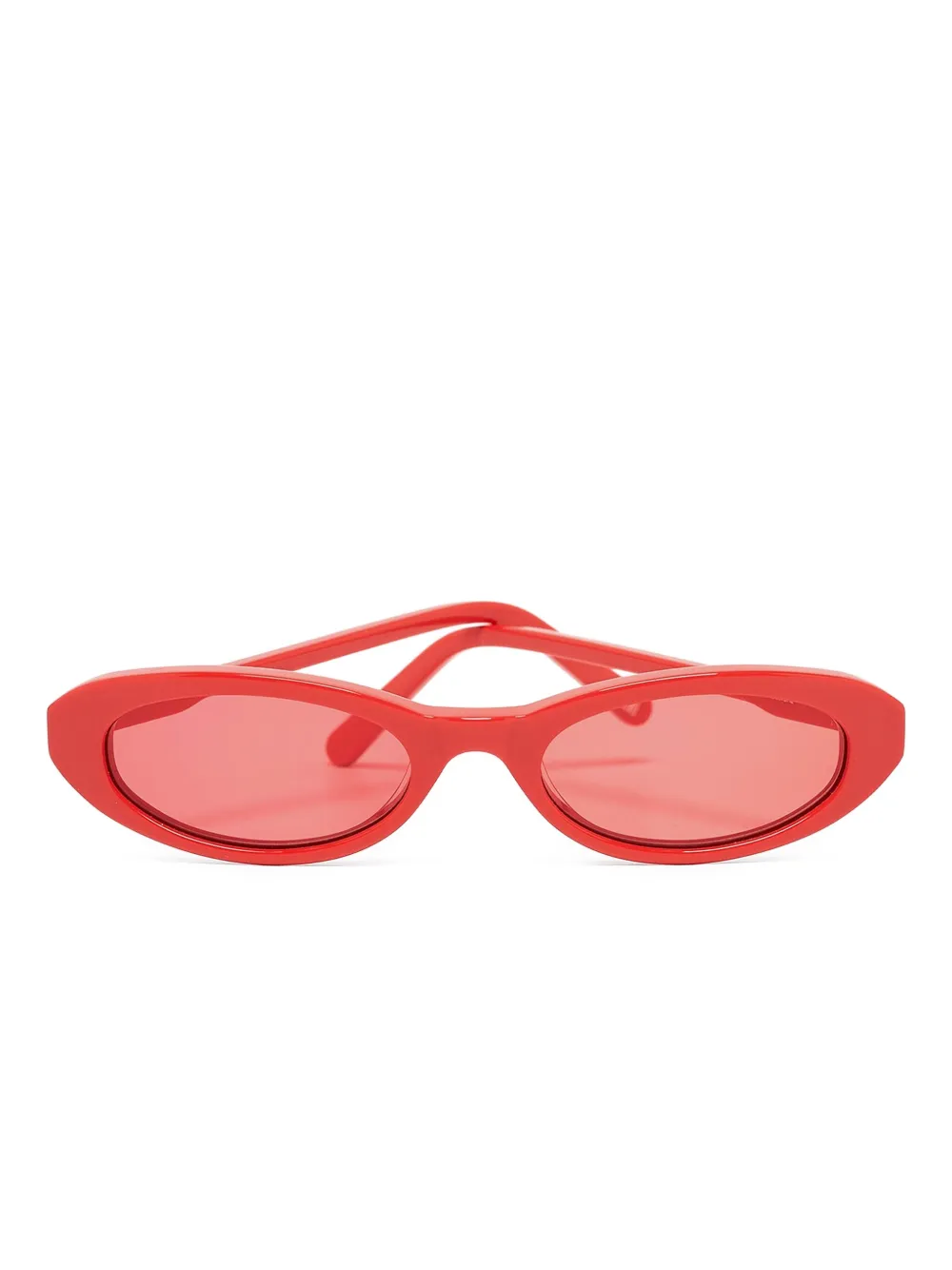 Chimi lentes de sol con armazón ovalada en colaboración con Joel Ighe | rojo | Image 1