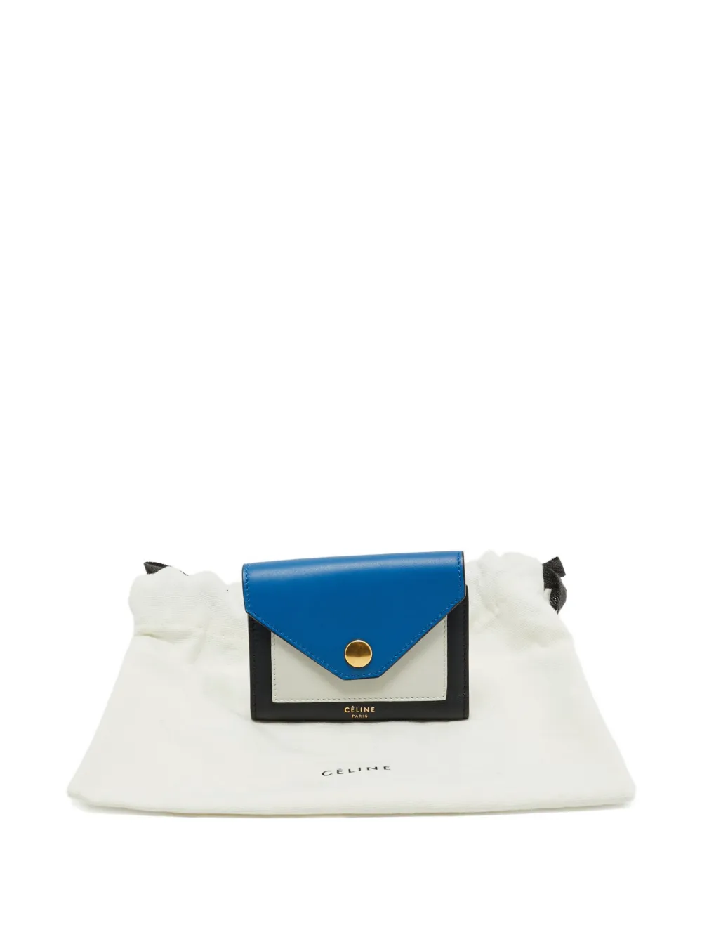 CELINE TRICOLOR 皮质钱包