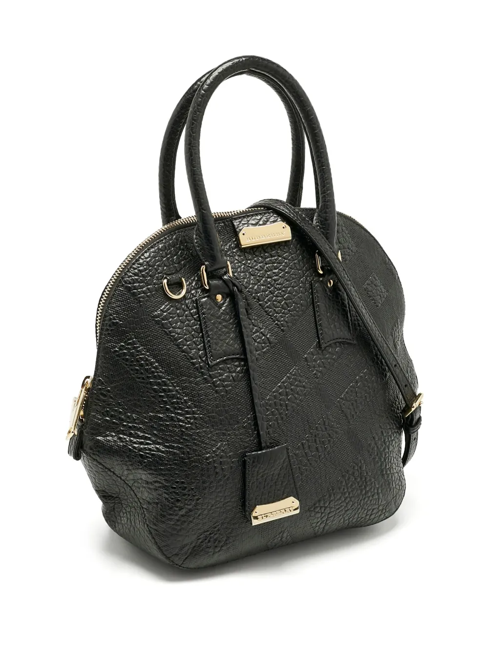 Burberry Pre-Owned Borsa Orchard in pelle con manico - Nero