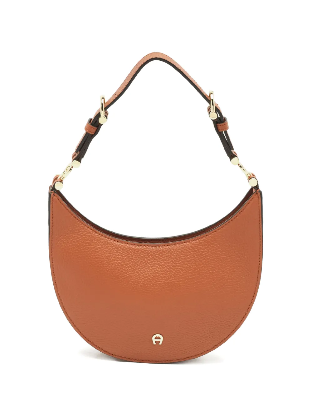 Aigner Vintage Delia leather shoulder bag - Marrone