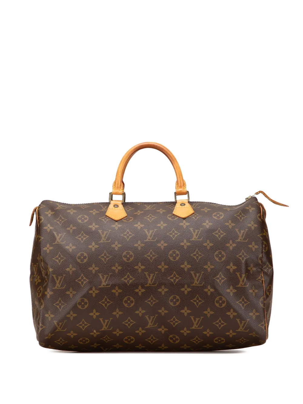 Louis Vuitton Pre-Owned 1992 モノグラム スピーディ 40 ボストンバッグ - ブラウン Louis Vuitton Pre-Owned 1992 モノグラム スピーディ 40 ボストンバッグ - ブラウン
