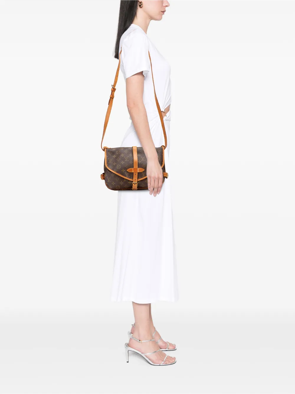 Louis Vuitton Pre-Owned 1992 Monogram Saumur 30 crossbody bag | Pre-Owned | Image 2