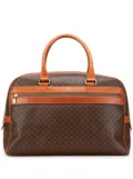 Celine Pre-Owned 2009 Macadam Coated Canvas Duffle Bag travel bag - Brown