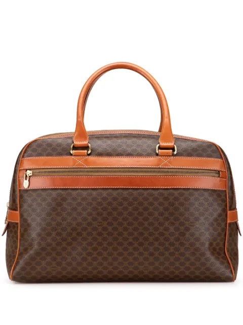 Celine Pre-Owned 2009 Macadam Coated Canvas Duffle Bag travel bag