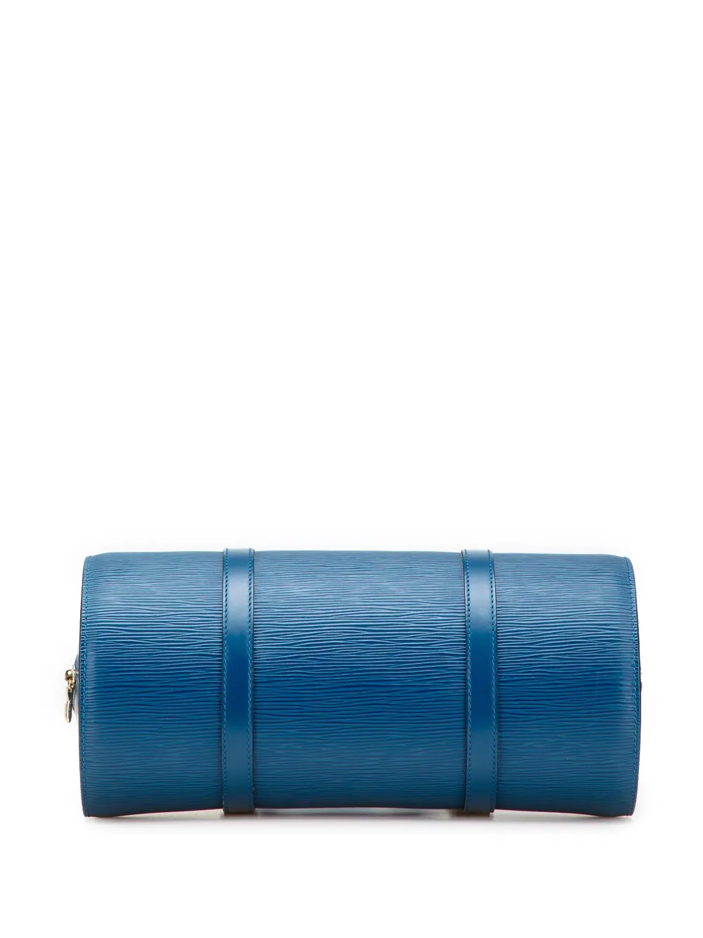 Pre-owned Louis Vuitton 1995 Epi Soufflot Shoulder Bag In Blue