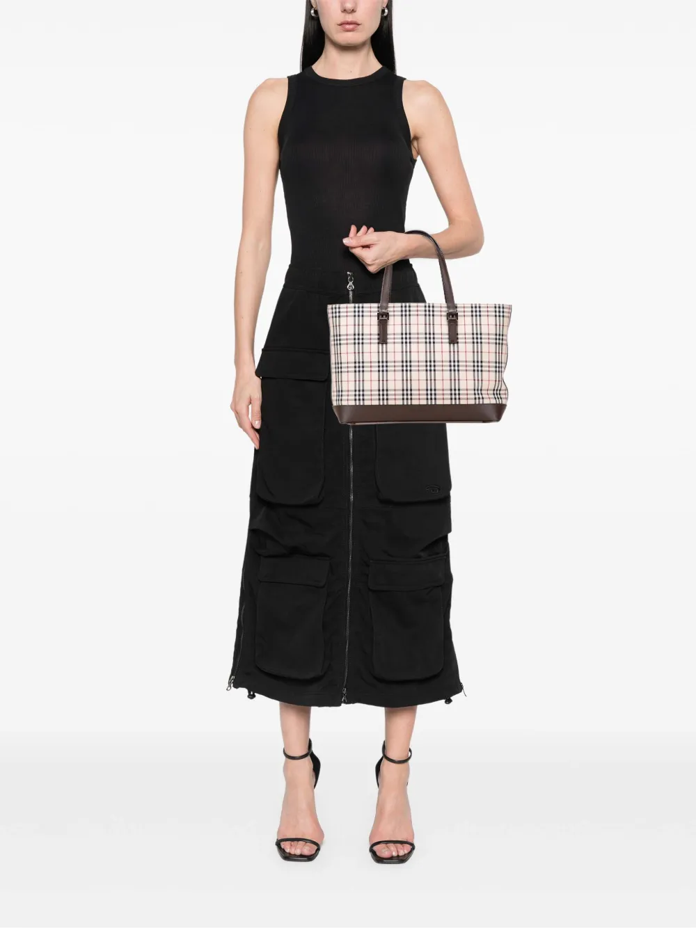 Burberry Pre-Owned 2000-2017 House Check Canvas tote bag | Pre-Owned | Image 2