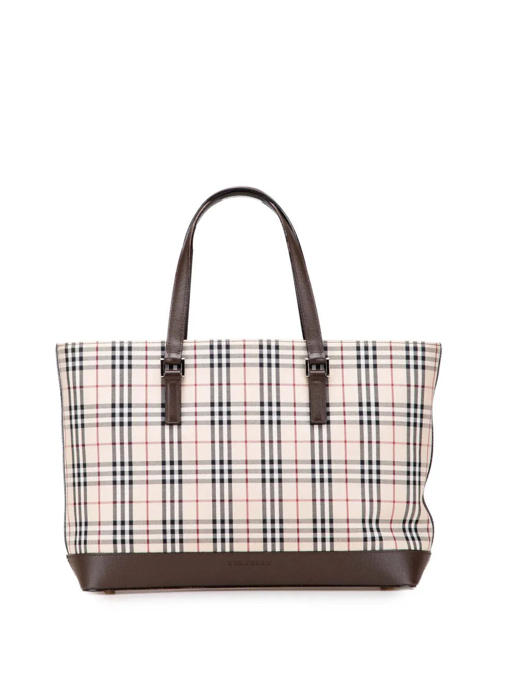 Burberry Pre-Owned 2000-2017 House Check Canvas tote bag | Brown | Image 1
