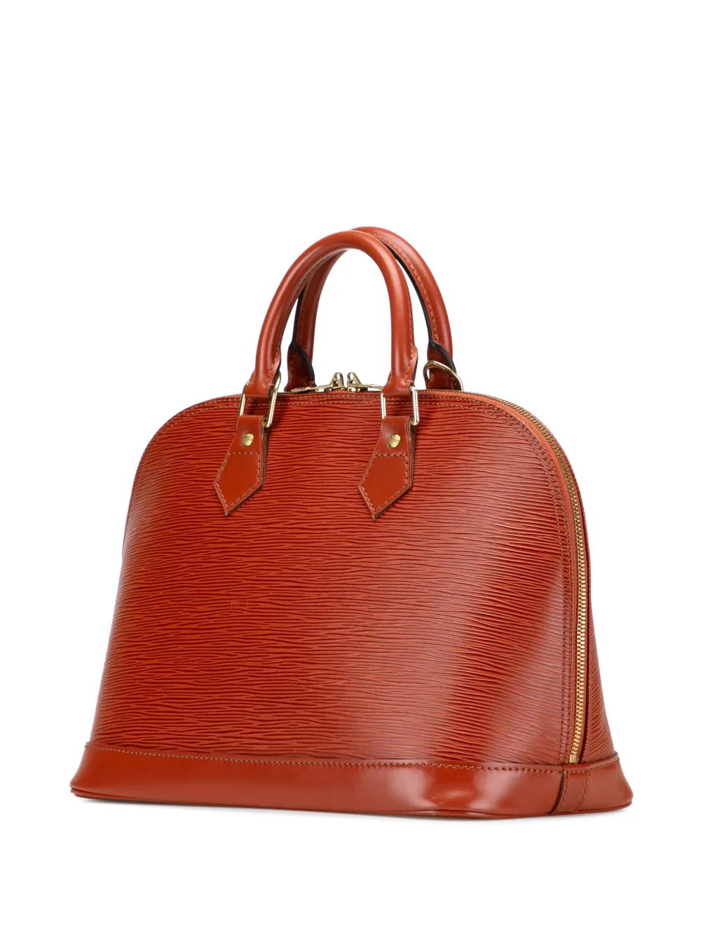 Pre-owned Louis Vuitton 1998 Epi Alma Pm Handbag In Brown