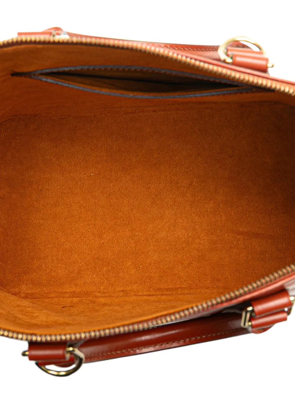 Pre-owned Louis Vuitton 1998 Epi Alma Pm Handbag In Brown