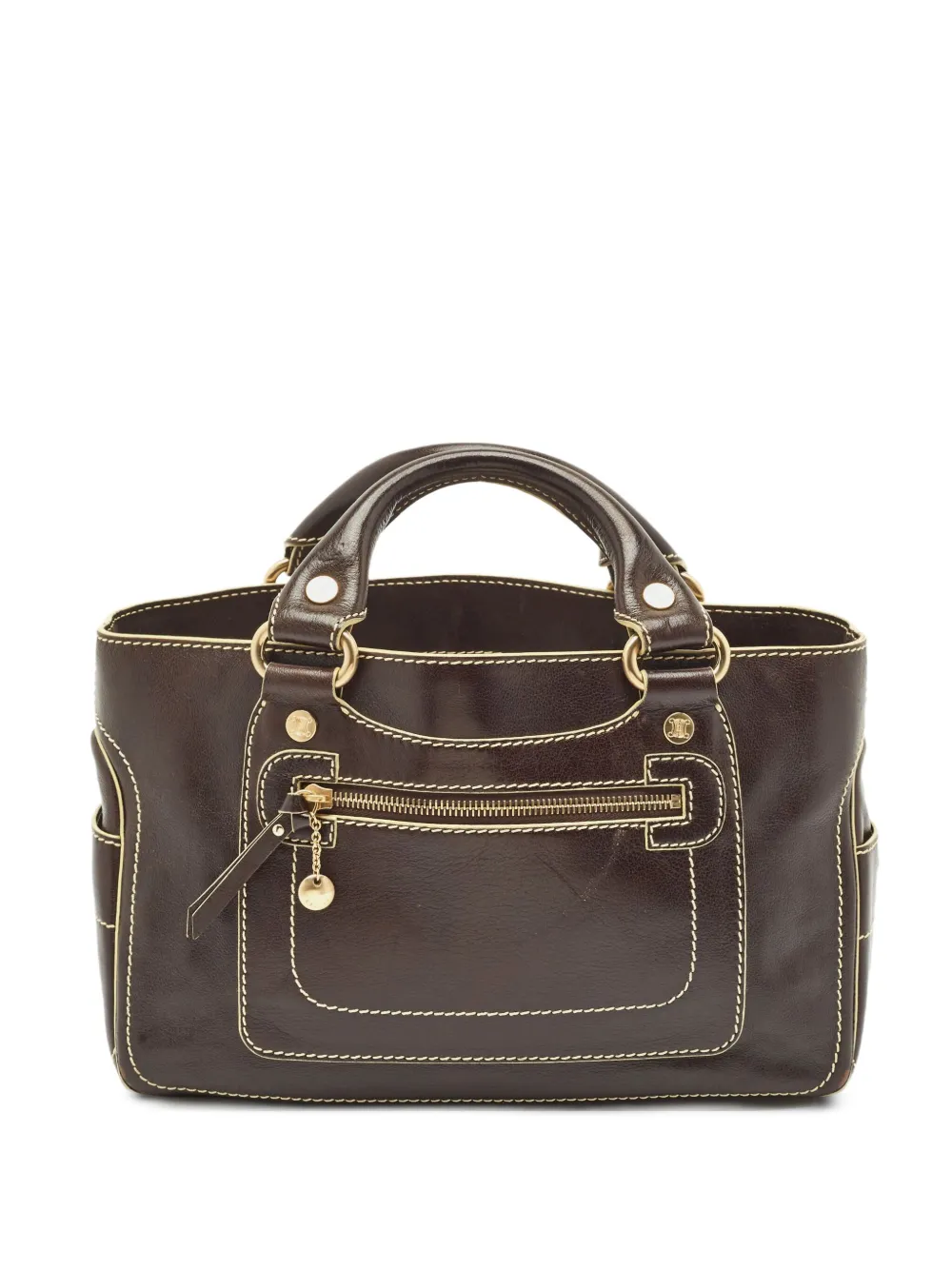 Celine Pre-Owned Boogie satchel bag | Brown | Image 1