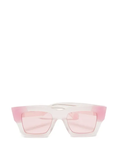 Jacquemus Pre-Owned two-tone square sunglasses