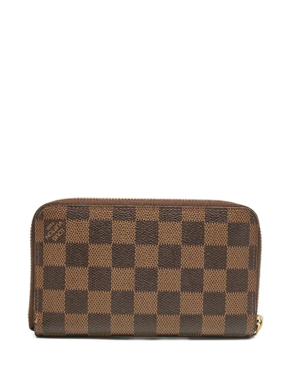 Louis Vuitton Pre-Owned 2010 Damier Ebene zip-around Wallet